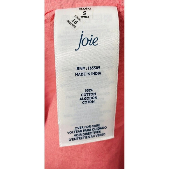 Joie Maxi Dress XL Tiered Boho Cottagecore Flowy Breathable Woven Tea Rose Beach - Picture 7 of 11